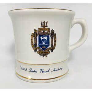 Vintage US Naval Academy Shaving Mug Navy Ceramic Military USA